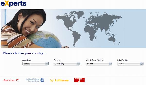 // Lufthansa Experts / Online-Portal